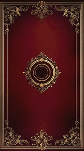 红金色欧式背景