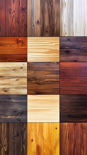 多种颜色木板木材