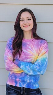 青春活力七彩炫彩绚丽