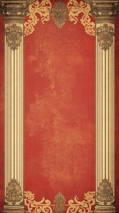 红金色欧式背景