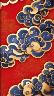 暗纹云团贵气云纹图案