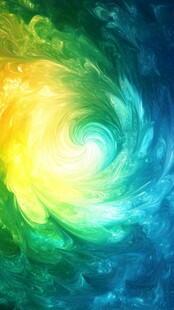 旋转花纹绚丽幻彩简洁