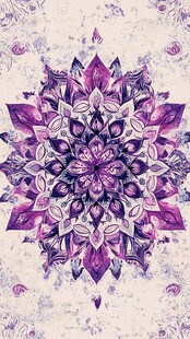 曼陀罗手绘海报