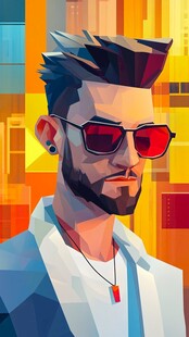 赛博朋克潮流人物