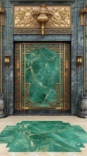 皇宫楼阁背景墙