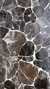 仿古瓷片抽象玻璃