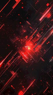 红色科技渐变背景数码