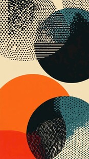 圆点渐变海报素材设计