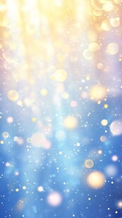 蓝色光斑背景唯美浪漫