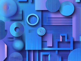动感模块化创意背景