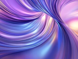 飘逸活力紫色梦幻