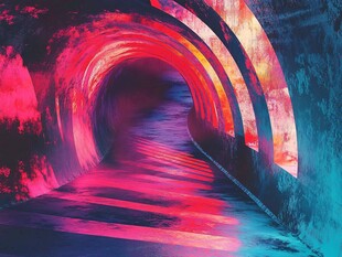 超现实隧道
