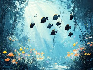 海底世界动画场景