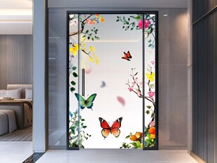 艺术玻璃推拉门