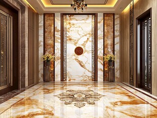 入户门大理石地面