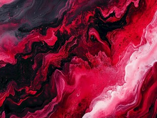 红色流体创意大理石纹