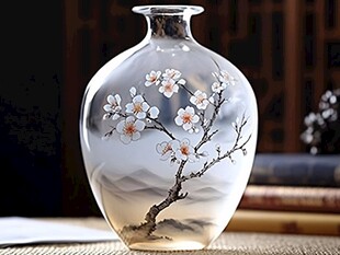 梅花瓶展开设计图