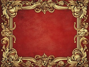 红金色欧式背景