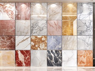 大厅挂图大理石纹理