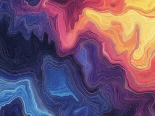 肌理彩色流体背景