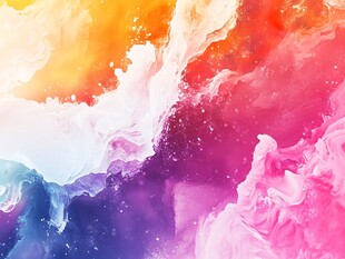 创意酷炫特效晕染印刷