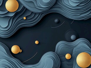 前卫风格立体感背景