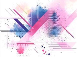 不规则炫彩背景