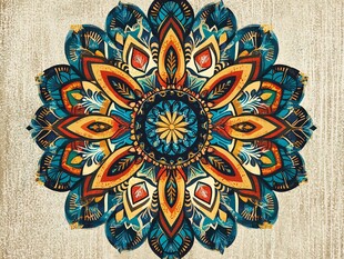 复古地毯地毯花纹艺术