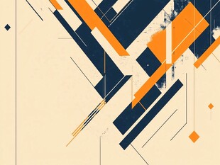 创意线条色块背景