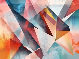 不规则炫彩背景