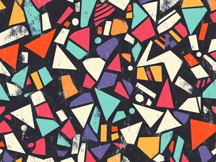 涂鸦风格立体背景