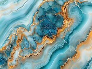 蓝色玛瑙石艺术背景