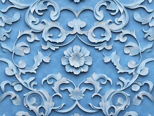 皇家蓝立体感浮雕背景