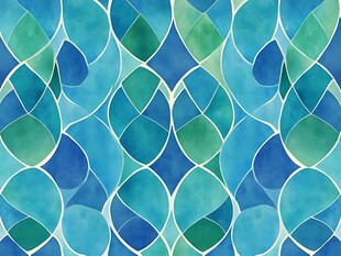 马赛克水纹图案