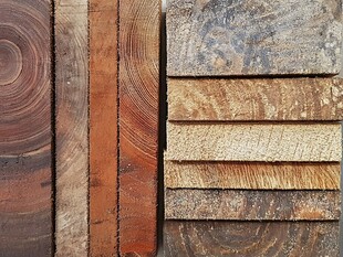 多种颜色木板木材