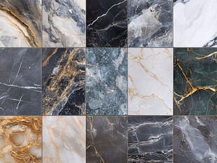 ins风格黄色大理石