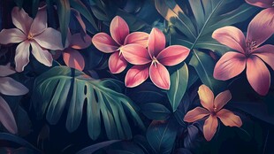 热带植物壁纸