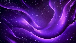 唯美飘逸活力紫色梦幻