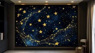 星星背景墙