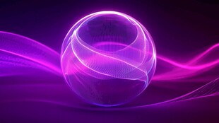 科技主视觉红紫渐变