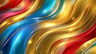 绚丽弯曲艺术背景