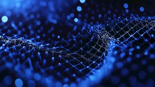 人工科技网状网形编织