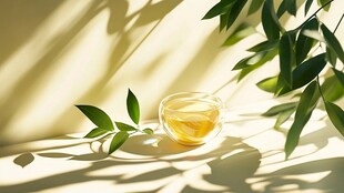 逆光生茶汤