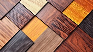 多种颜色木板木材