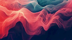 幻彩流体抽象线条背景