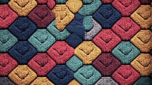 软包背景彩色色块纹理