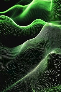 绿色炫酷3d背景