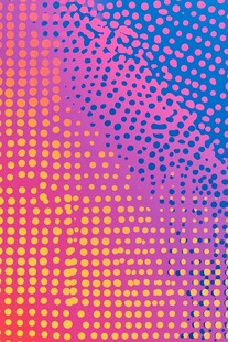 圆点竖版渐变磨砂纹