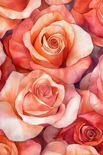 春日绚丽炫丽温柔玫瑰