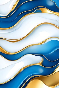 金色抽象流体纹理背景